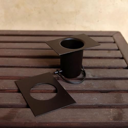 Nutshell Stores Flower Cups Rain Chain - Bronze - 17 Feet