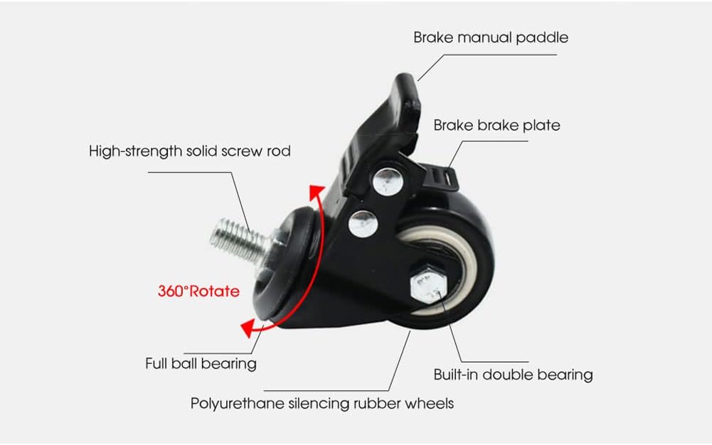 Zhongma 2 Tier Metal Sturdy Narrow Plant Stand with Wheels, Plant Stand Indoor and Outdoor, L45.67 x W10.3 x H29.9 inch, 440 LBS Capacity & Heavy Duty Construction.