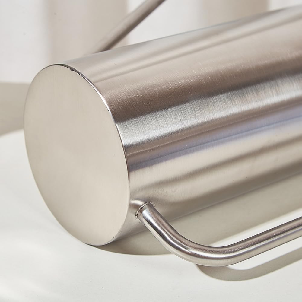 Watering Can for Indoor Plants, 50 oz/1.5L Stainless Steel Watering Can Pot with Long Spout, Garden Watering Cans with Comfortable Handle for Indoor House Plants Bonsai Flower Decorative