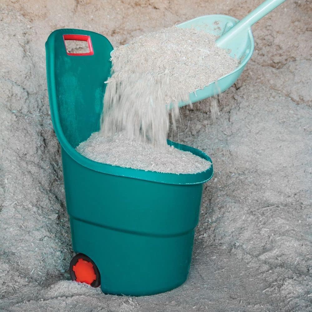 Dura-Tech Multi-Purpose Muck Cart | Versatile & Lightweight | Easy Maneuverability | Weatherproof & Leak Proof | Compact Design | 130 lbs Capacity