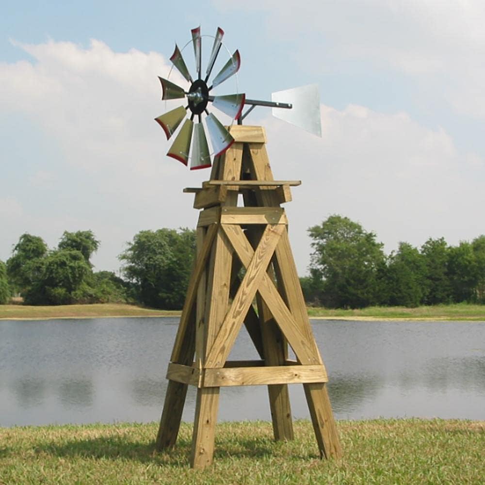 Scott Windmills 30-inch Windmill Head w/Plain Tail & Instructions to Build an 8-Foot Tall Windmill