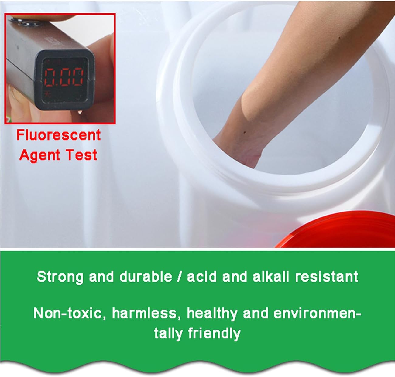 Heavy Duty Water Container Plastic Water Storage Carrier with Tap 50l 80l 110l 200l Water Tank Water Bottle Dispenser for Camping Caravan Hiking Outdoor(Size:200L)