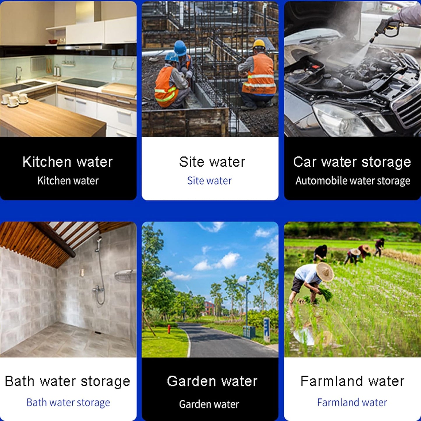 Water Storage Container with Spigot Hose, 52.8 Gallon Portable Water Tank Thick Water Dispenser Carrier Heavy Duty Water Bucket for Hiking Picnic Vehicle Outdoor Emergency(Size:200L/52.8Gal)