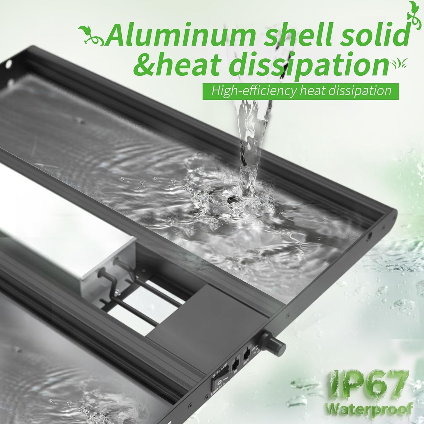 FARMLITE Grow Light for Indoor Plants Quantum Board Grow Light Full Spectrum Led Grow Lights Growing Lamp Daisy Chain Dimmable (200Watts)