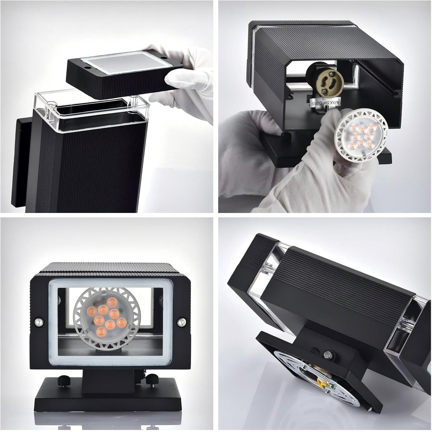 Motion Sensor Outdoor Wall Lights, Dusk to Dawn Exterior Light Fixtures with 3 Lighting Modes,Up and Down Porch Lights 5000K Daylight, Waterproof Modern Wall Sconce for House, Patio, Garage