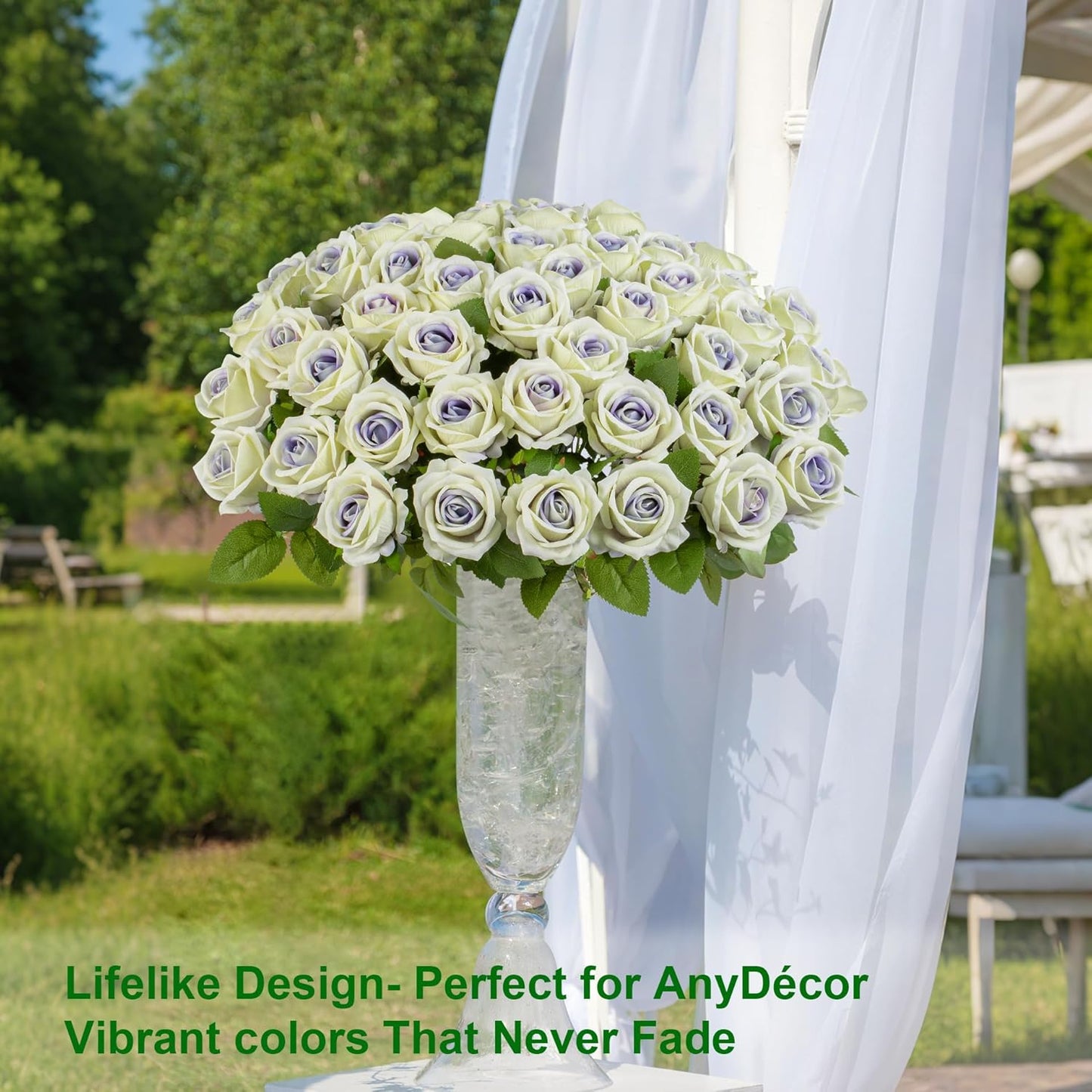 Fake Plants Roses Flowers Plastic Flowers Spring Decorations for Home Gifts for Gf Roses Artificial Flowers for Vase Fake Flowers Home Decor19.6β(Purple Heart 50PCS)