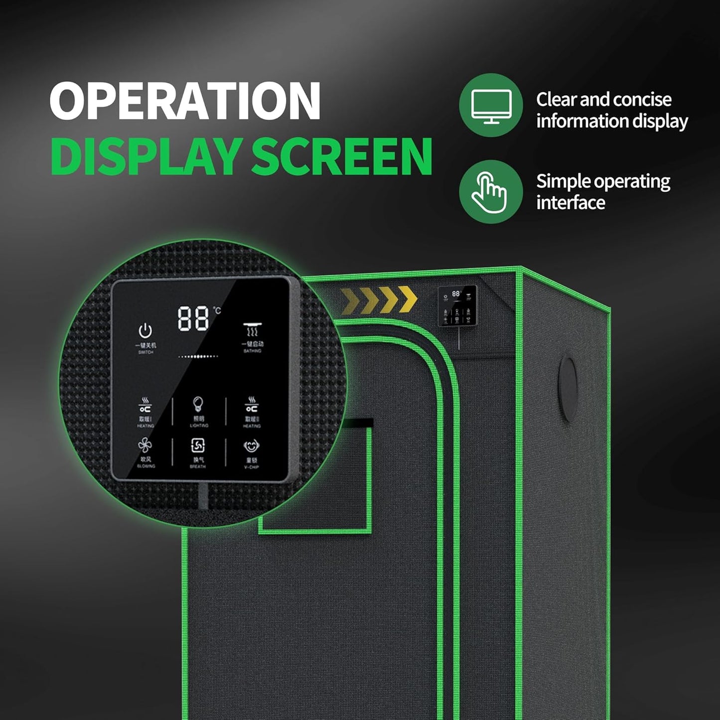 SULIVES Grow Tent, 63"x32"x32" Indoor Hydroponic Water-Resistant System with Removable Floor Tray and Observation Window, Easy Setup,600D Mylar Hydroponic Dark Room for Indoor use.