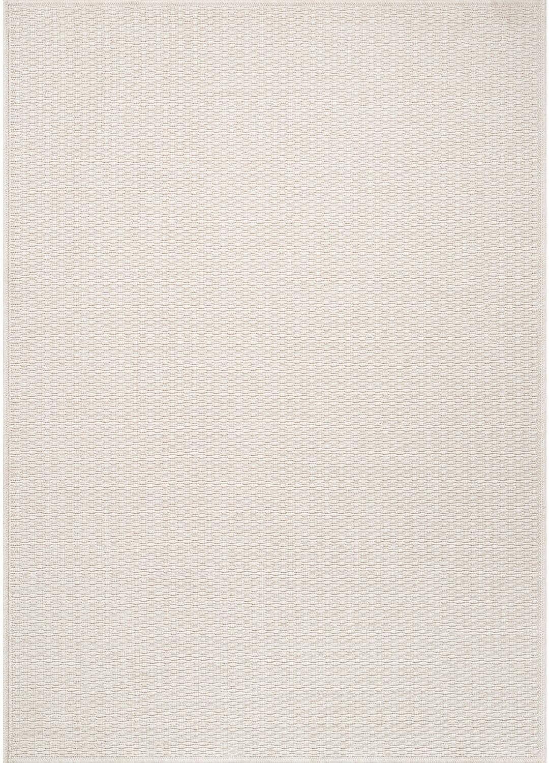 Easy Jute Rug 9x12 Indoor Outdoor Natural Rugs Solid Fiber Rug Woven Area Rug Boho Easy Clean Inside Carpet for Living Room Bedroom Dining Room Hallway or Outdoor Patio Porch (9 X 12 Bone)