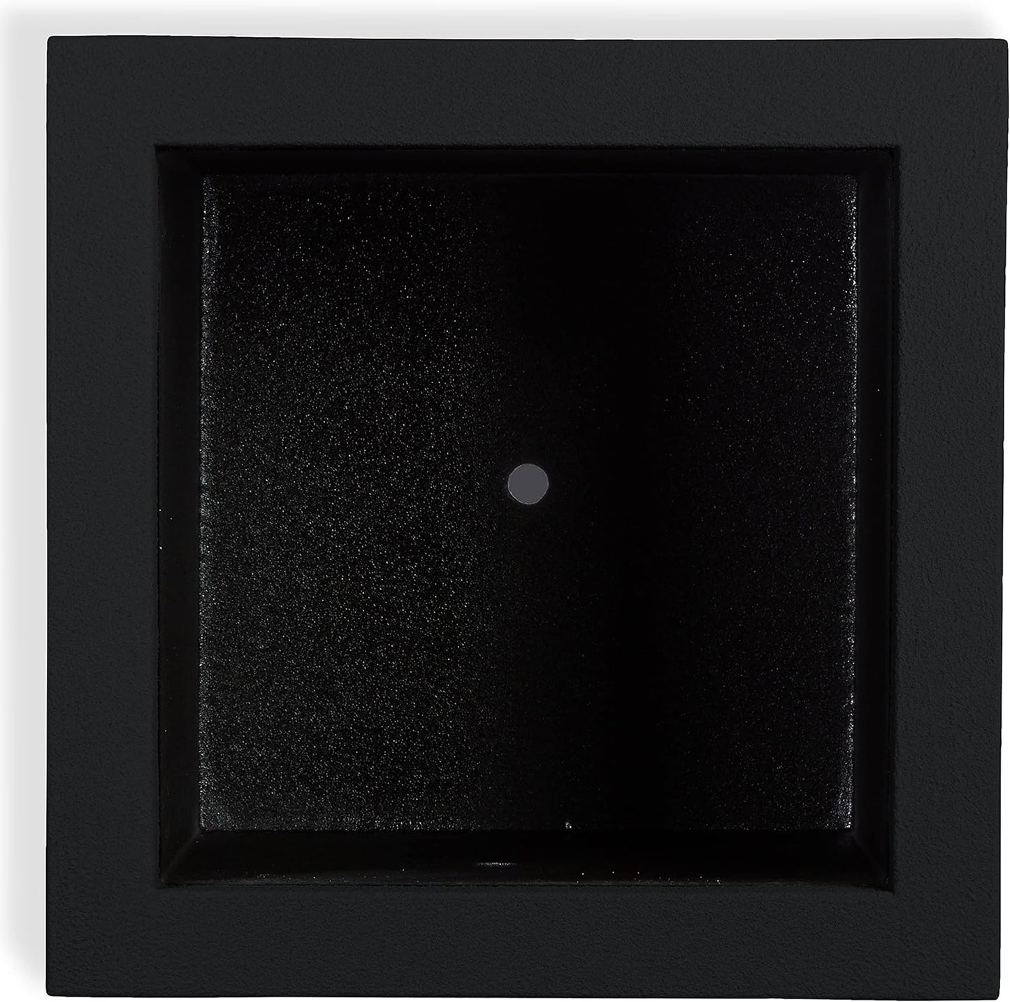 PolyStone Monterray Modern Outdoor/Indoor Square Planter, 23" L x 23" W x 19" H, Lightweight, Heavy Duty, Weather Resistant, Polymer Finish, Commercial Grade and Residential (Black)