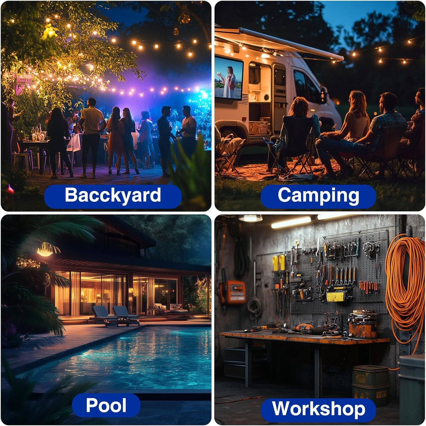 Super Large Solar Bug Zapper Outdoor for 8000 sq.ft, Portable Mosquito Zapper with High Powered, Rechargeable Electric Fly Zapper for Patio Garden Backyard RV Camping Pond Pest Control