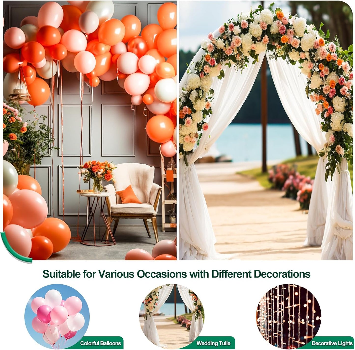 Metal Garden Arch Trellis 7.9ft High X 4.7ft Wide Garden Arbor for Various Climbing Plant Outdoor Garden Lawn Backyard Wedding Arch Party Decoration Archway