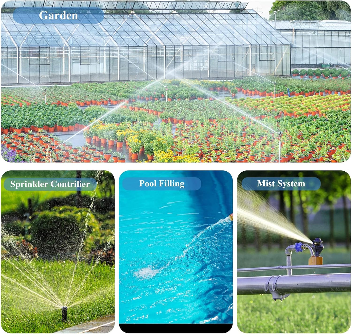 Hose Timer,Sprinkler Timers for Watering,Automatic Outdoor Water Timer,Garden Irrigation System Controller,Timed Sprinklers for Yard,Hoses Timer for Lawn,Misting Cooling