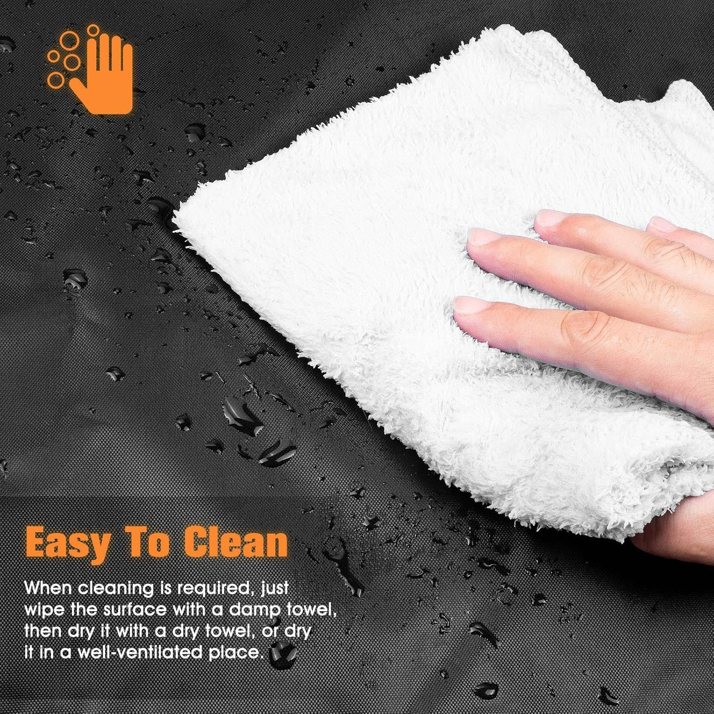 2 Pack Skizem Outdoor Patio Heater Covers with Zipper,Upgraded 420D Oxford Fabric with PU Coating Material,100% Waterproof Windproof Anti-UV Snow-Poof,36 Months of Use 89'' H x 33" D x 19" B