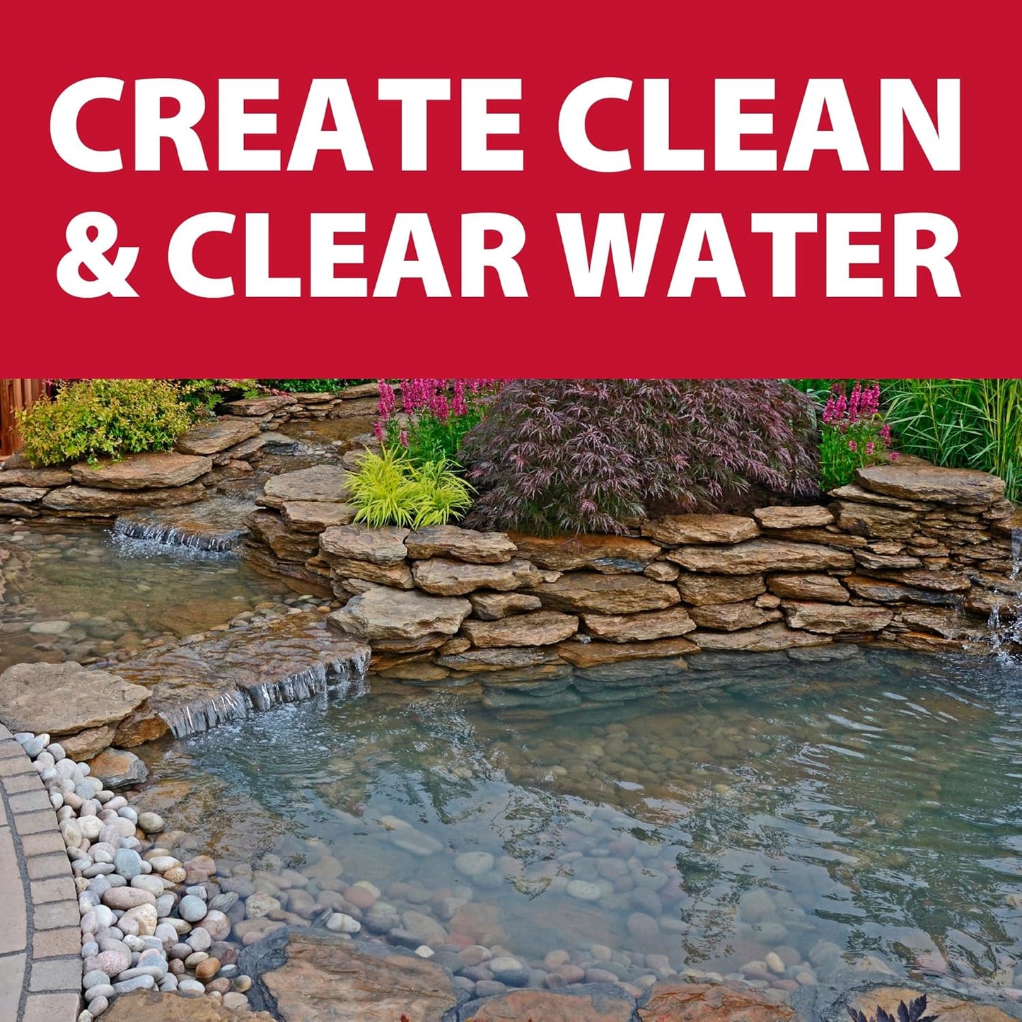 The Pond Guy Nature's Defense Beneficial Bacteria Treatment for Water Gardens, Natural Bio Cleaner & Clarifier, Koi Fish, Plant & Pet Safe, 24 Packets