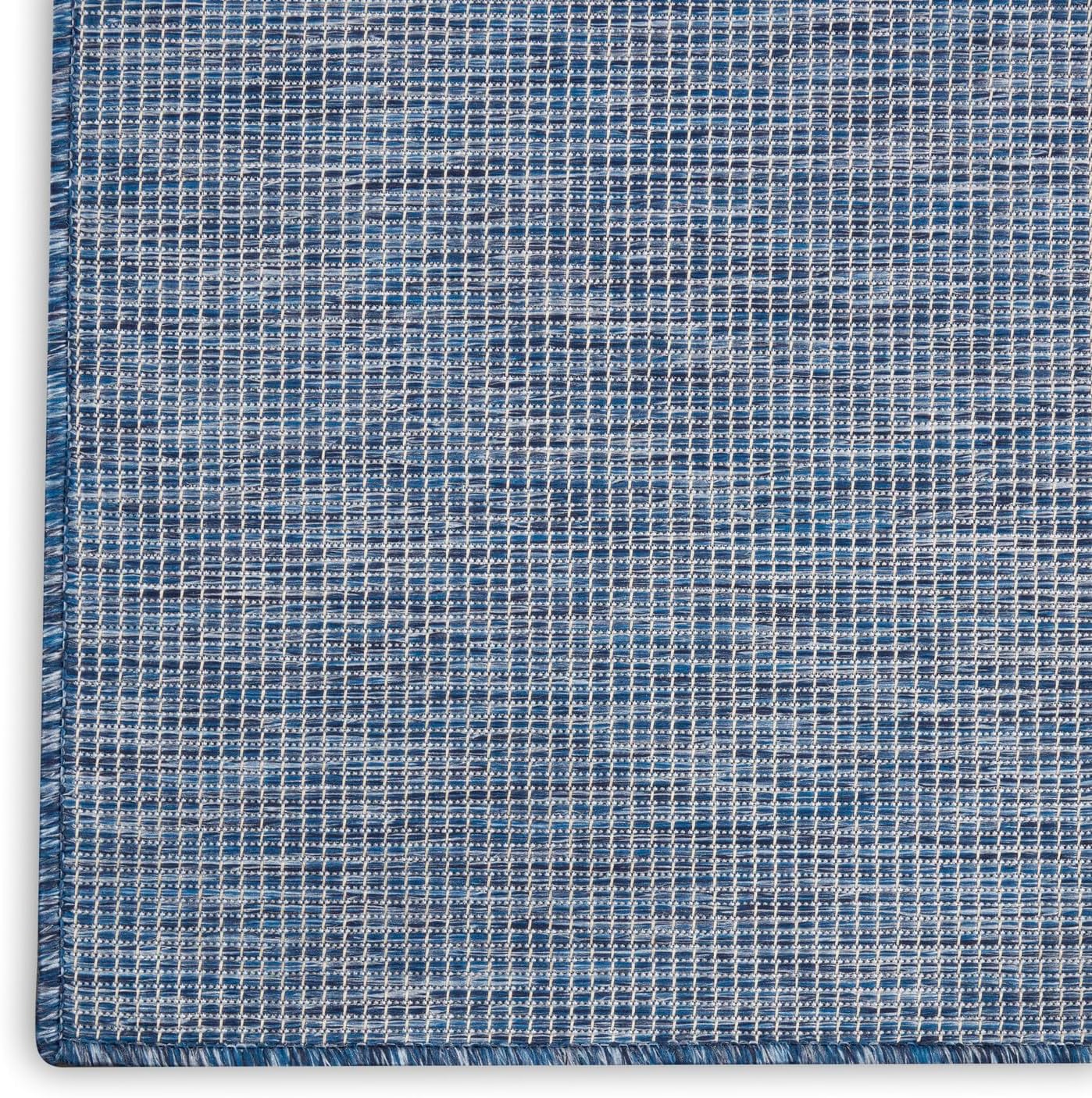 Nourison Positano Indoor-Outdoor Navy Blue 8' x 10' Area Rug, Easy Cleaning, Non Shedding, Bed Room, Living Room, Dining Room, Backyard, Deck, Patio (8x10)