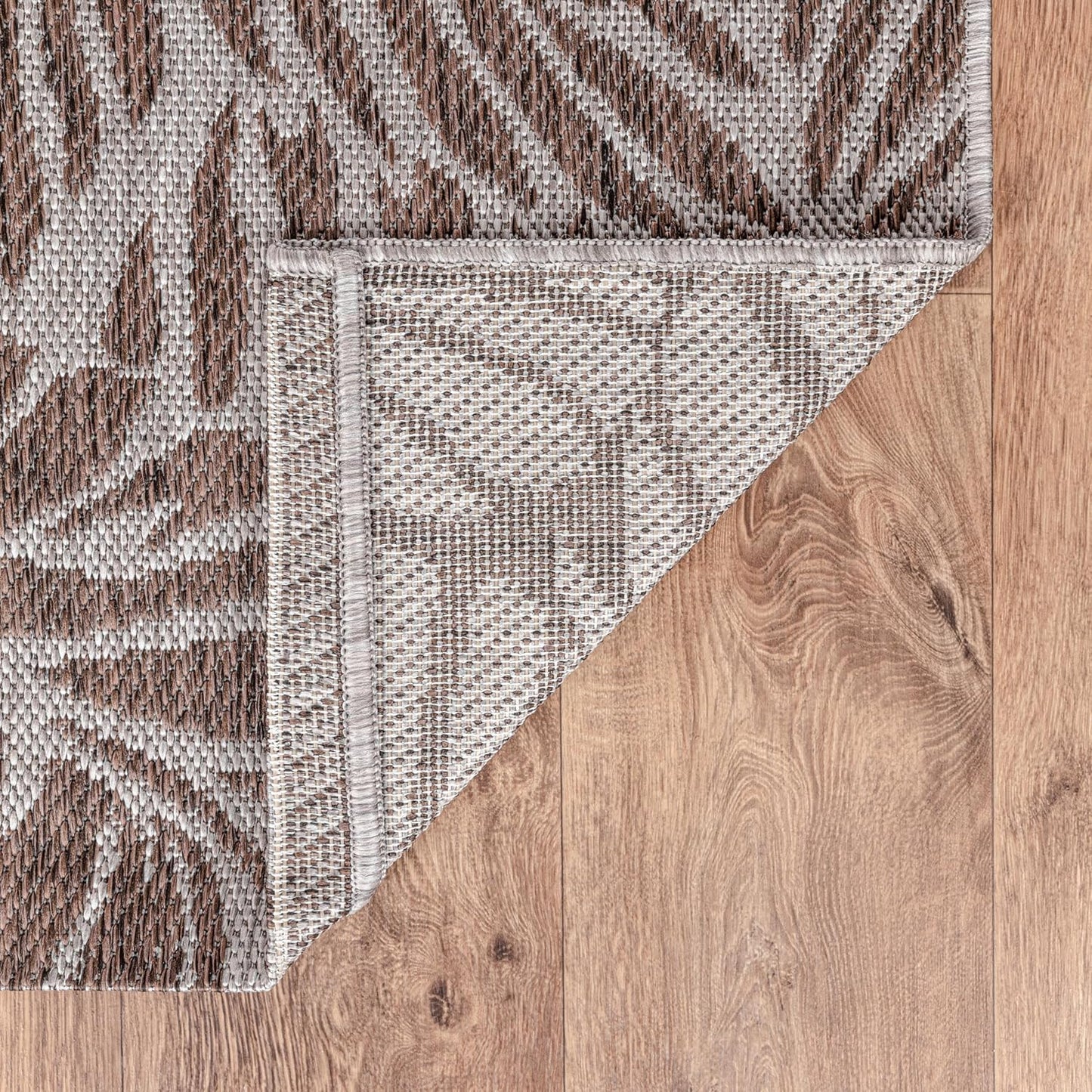 Keen Home Design Terrace Outdoor Area Rug - 8x10 Washable Indoor/Outdoor Rug for Patio, Kitchen, Balcony, Beach, Garden, Deck and Porch, Size: 7'7"x10'