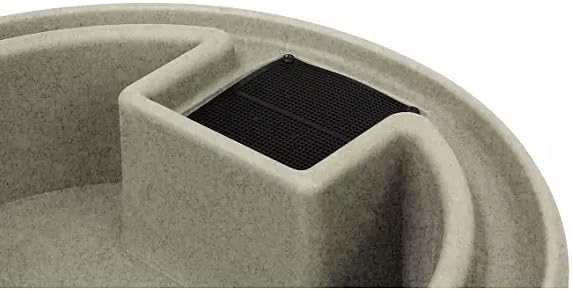 Impressions Downton Rain Barrel, 50 Gallon Capacity, Brick Pattern, with Brass Spigots (Sandstone)