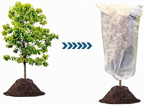 Agfabric 2 Pack Plant Covers Freeze Protection 1.5oz 84''x72'' Frost Cover for Garden Tree Protection Winter Tree Cover for Frost Proctection