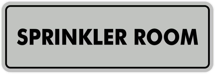 Signs ByLITA Standard Sprinkler Room Sign (Lt Gray) - Large