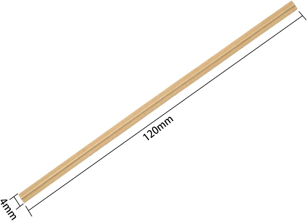 DGTANGYIN 500 Pcs 5" Kraft Paper Twist Ties,Bread Ties for Party Cello Candy Bread Coffee Bags Cake Pops