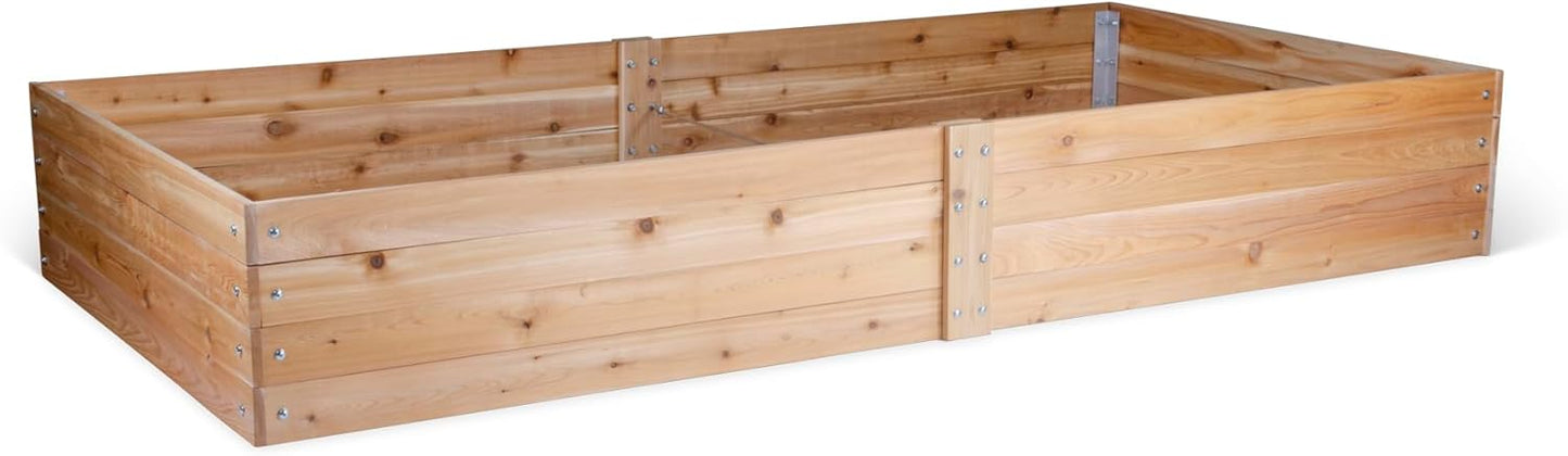 Infinite Cedar Select Cedar Raised Garden Bed (4' x 8' 14" H)