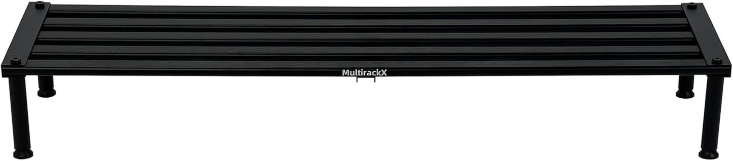 Metal Plant Stand, Rust-proof Aluminum Display Rack, Plants Display Stands Decoration Racks for Living Room Garden Balcony Patio (Black, 41.3Inch Low)