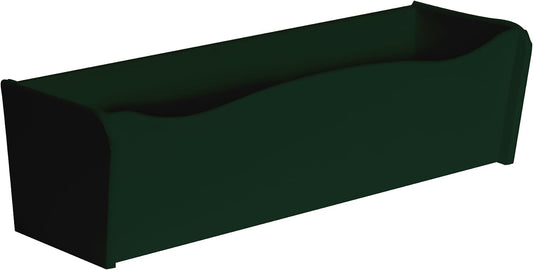 Flower Box 24"" x 6"" x 5"" Forest Green Polyethlene for Window Sills, Sheds, and Playhouses, 1 PK (FB24FG-BX1)
