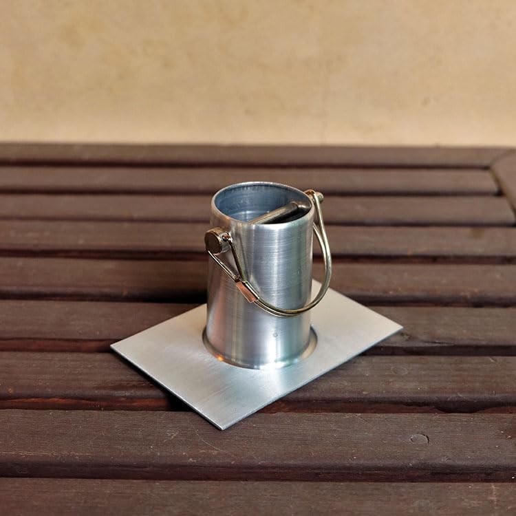 Nutshell Stores Steel Cups Rain Chain - Stainless Steel - 20 Feet