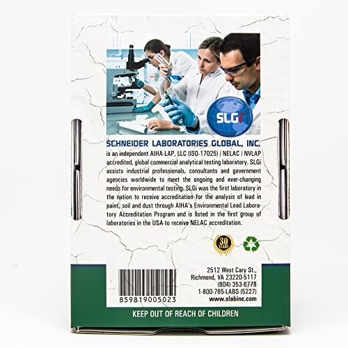 Lead Test Kit in Paint, Dust, or Soil 1PK (5 Bus. Day) Schneider Labs (EPA Approved Testing)