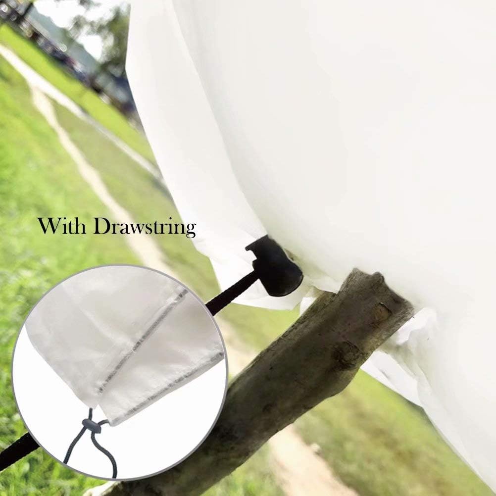 Agfabric Plant Covers Freeze Protection 1.2oz 72"x72" Shrub Cover,Winter Tree Cover for Season Extension&Frost Protection,White