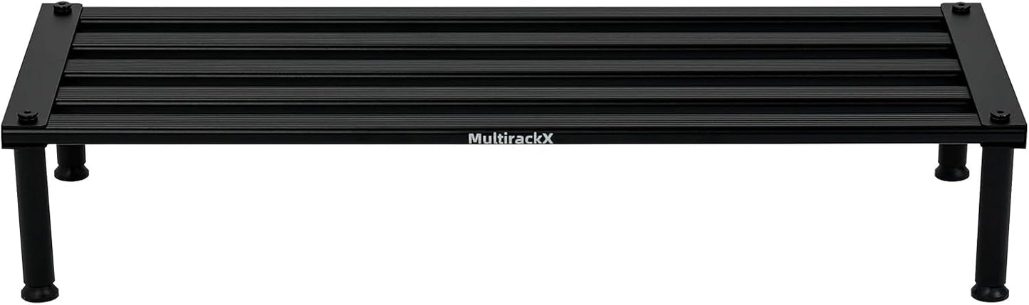 Metal Plant Stand, Rust-proof Aluminum Display Rack, Plants Display Stands Decoration Racks for Living Room Garden Balcony Patio (Black, 31.5Inch Low)