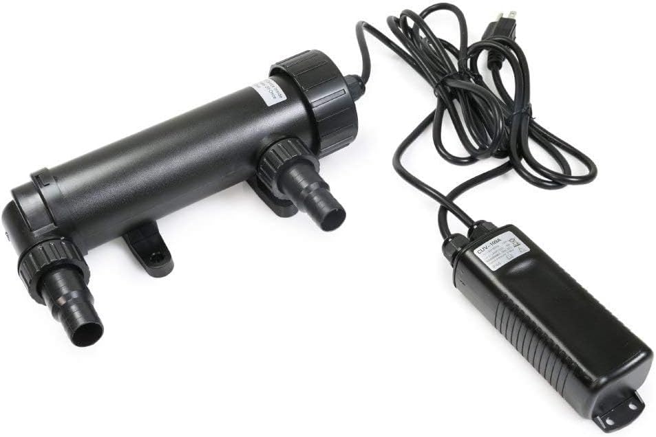 9W Non-Submersible UV Ultraviolet 11" Light Clarifier Lamp Filter for Aquarium Koi Pond Fish Tank