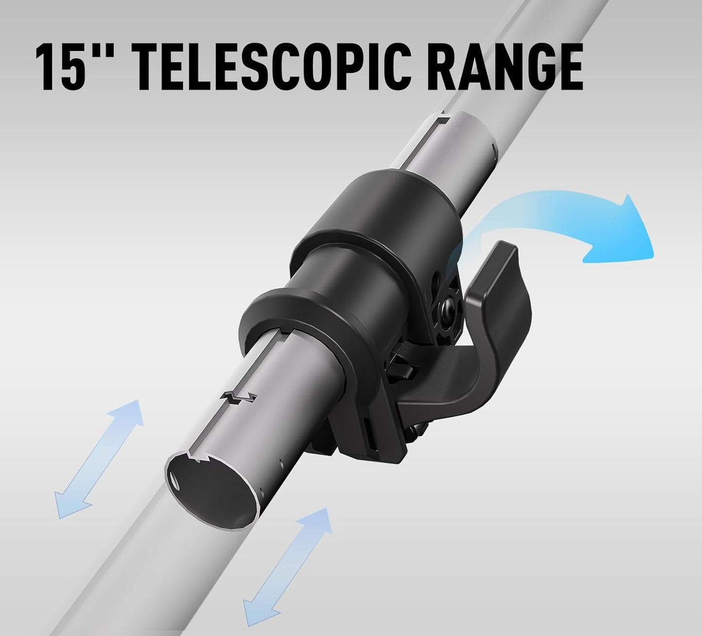 40V Cordless Weed Whacker, 4Ah Battery Powered Weed Eater, 3-Positions Adjustable Cutting Width Grass Trimmer, Telescopic Aluminum Shaft String Trimmer, Battery & Charger Included