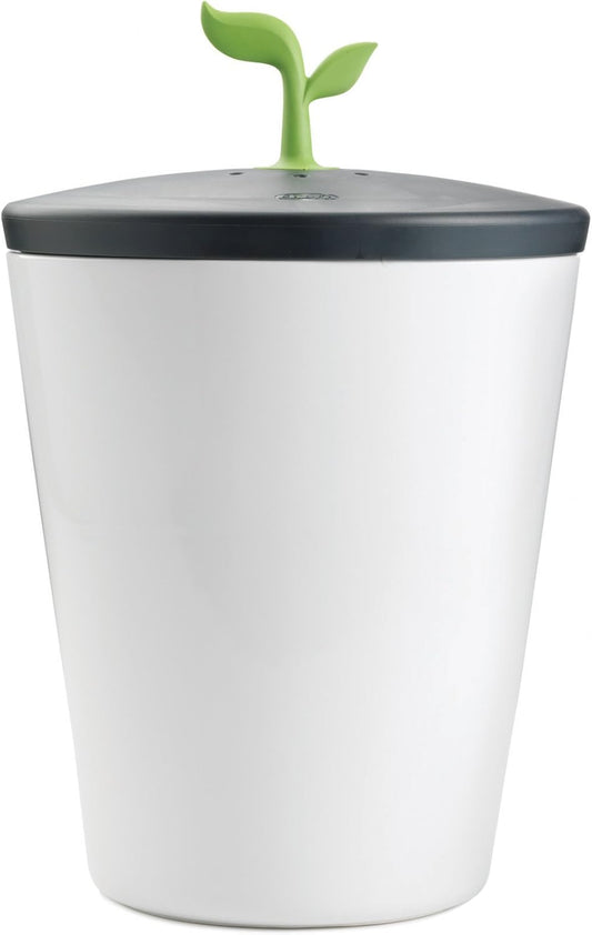 Chef'n 401-420-120 EcoCrock Counter Compost Bin Black and White 3.3 liter 1