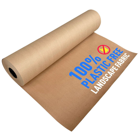 Sandbaggy Biodegradable Landscape Fabric - Garden Paper for Weeds - Paper Mulch Rolls - Made in America (2 ft x 475 ft, 1)