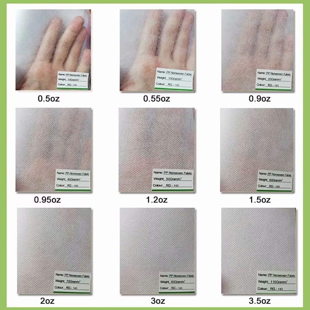 Agfabric Plant Covers Freeze Protection Floating Row Covers 12'x25' 0.9oz Plant Covers Freeze Sun Protection,Frost Cloth for Vegetables,White