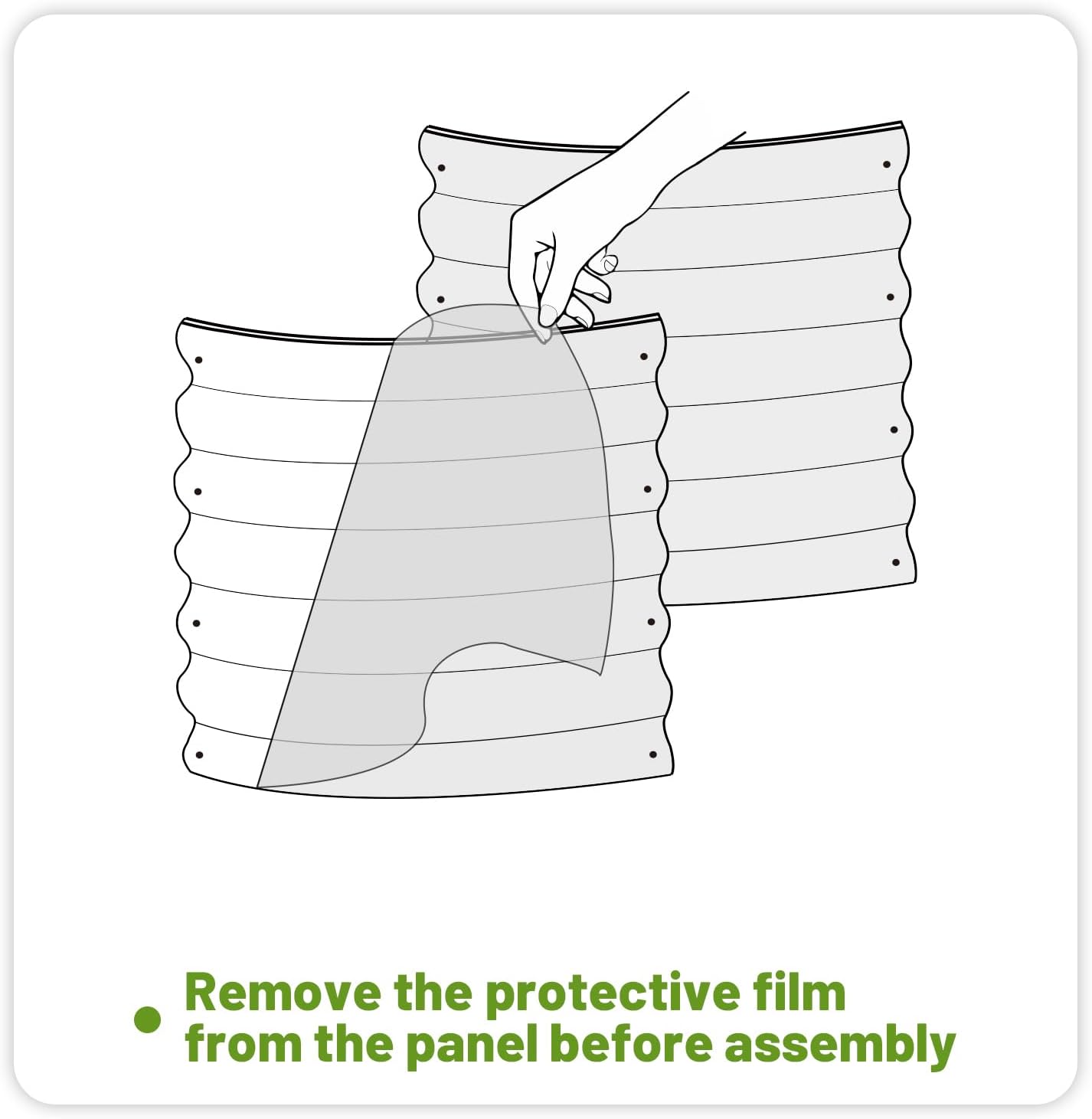 SnugNiture 8x2x2ft Raised Garden Bed Kit, 24" Tall Outdoor Metal Raised Planter Box for Planting Plants Vegetables Flowers Fruits, Brown