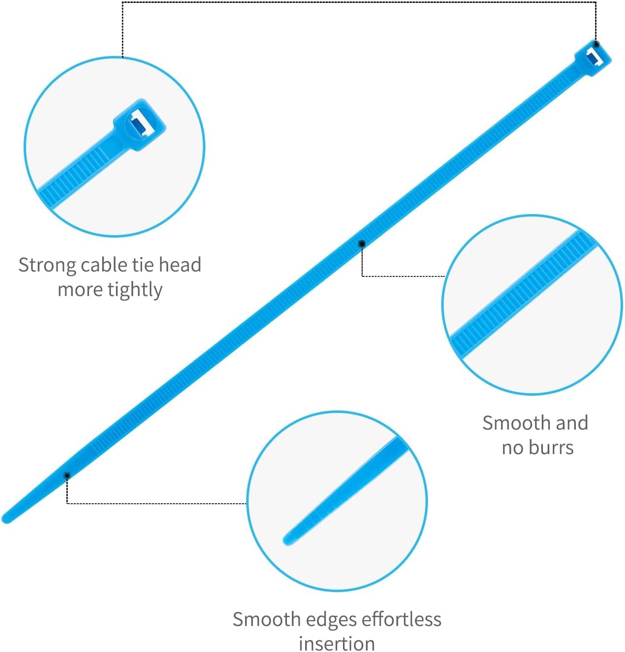 12 Inch Army Green Zip Tie 1000 PCS, 60 Lbs - Small to Medium Zip Tie, Nylon PA66 UV Resistant Cable Tie Heavy Duty for Indoor and Outdoor Use - Ideal for bundling and securing objects