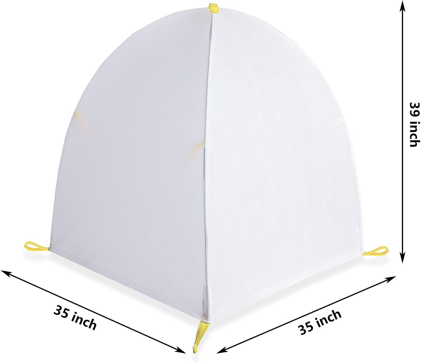 DECOHS 35 x 35 x 39 Inch Warm Plant Protection Tent-Winter Shrub Covers-Winter Snow & Frost Covers Protecting Fruit Tree Potted Plants from Freezing Animals Eating