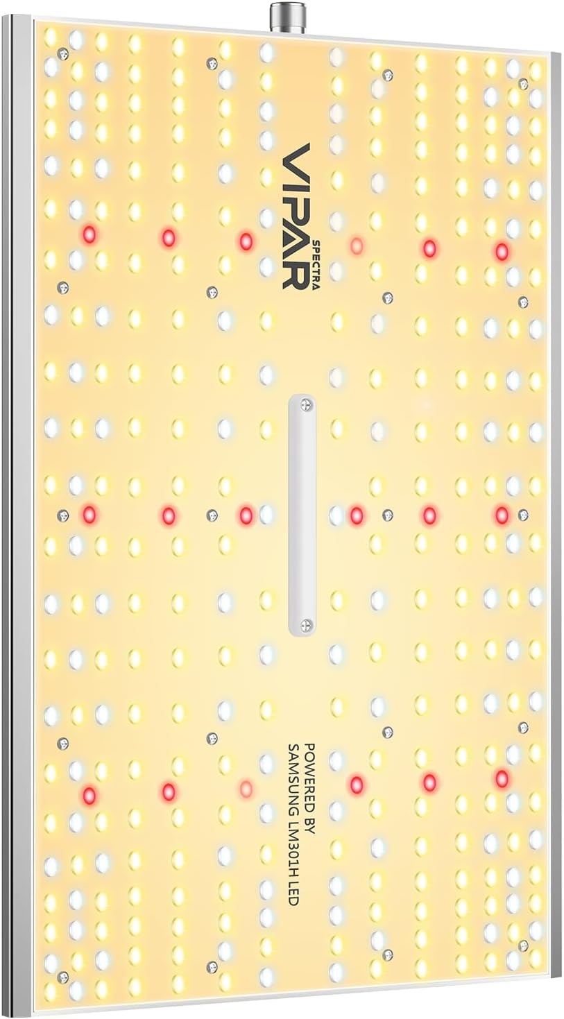 VIPARSPECTRA XS1500 LED Grow Lights for Seed Starting Compatible with Samsung LM301H Diodes and MeanWell Driver, Dimming Daisy Chain Grow Lights for Indoor Plants Full Spectrum for 2x2/3x3 Grow Tent