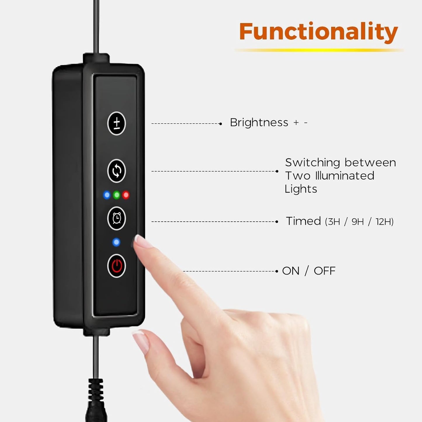 Bamworld Plant Stand with Grow Light Plant Shelf for Mutiple Pots 3 Tiers Ladder Plant Holder for Living Room Patio Boho Home Decor for Gardening Warm Light