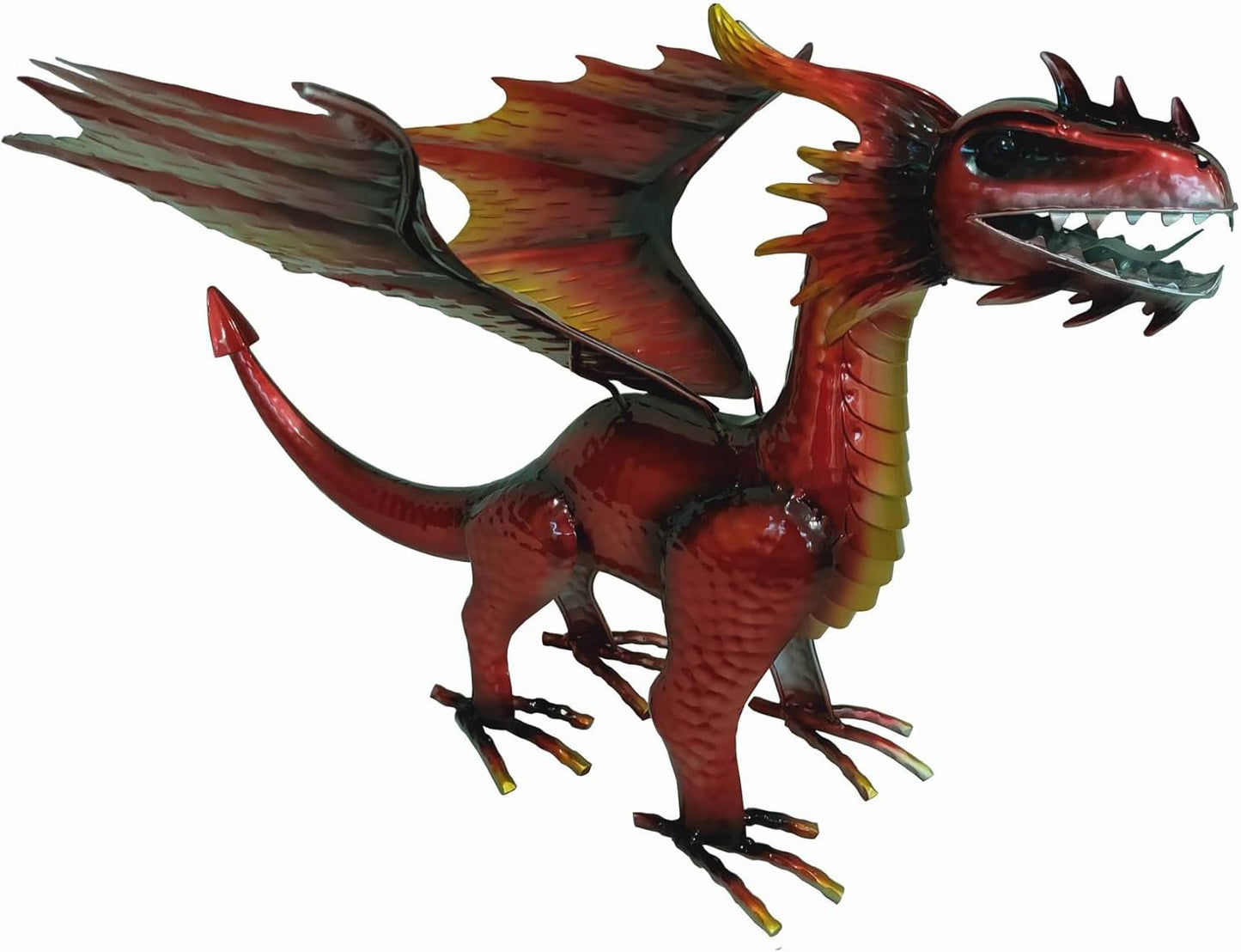 Decorative Fiery Red Dragon Figurine, Vasuki The Dragon Statue, Design Tales of legendia Flying Dragon Statue, The Dragon of Mythical Castle Garden Statue