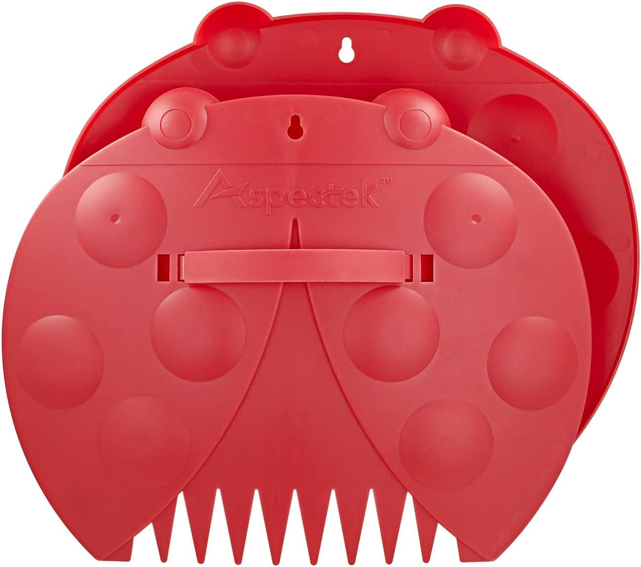 GardenHOME Garden and Yard Scoops Ladybug-Shaped Hand Rakes, Large Grabber with Leaf Claws for Easy Pick Up, Red