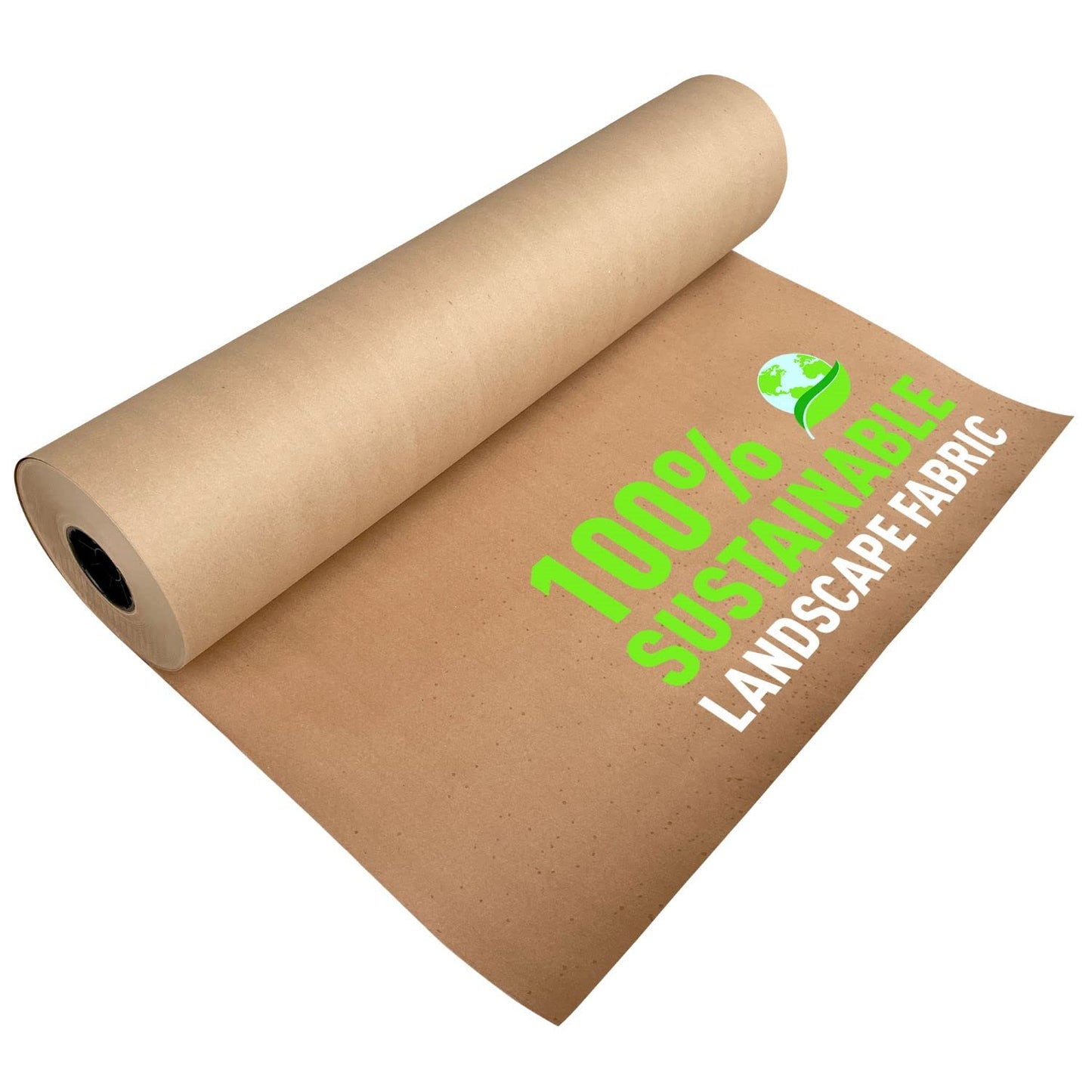 Sandbaggy Biodegradable Landscape Fabric - Garden Paper for Weeds - Paper Mulch Rolls - Made in America (3 ft x 50 ft, 1)