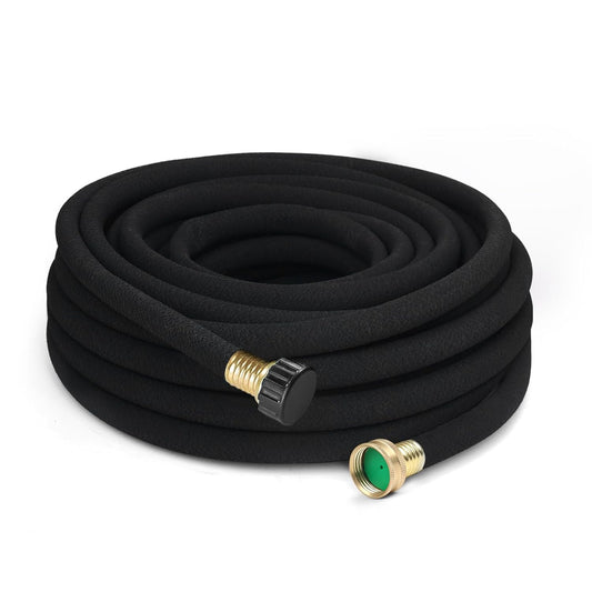 25 FT Soaker Hose 1/2" Heavy Duty Garden Hose to Save 70% Water Drip Irrigation Kit for Lawn/Yard Landscaping Beds (25FT)