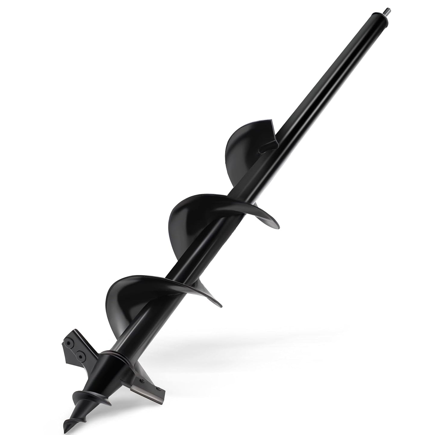 SYITCUN Auger Drill Bit for Planting - 4"X24" Heavy-Duty Post Hole Auger - Auger Post Hole Digger for Fence- 3/8" Hex Drive Drill