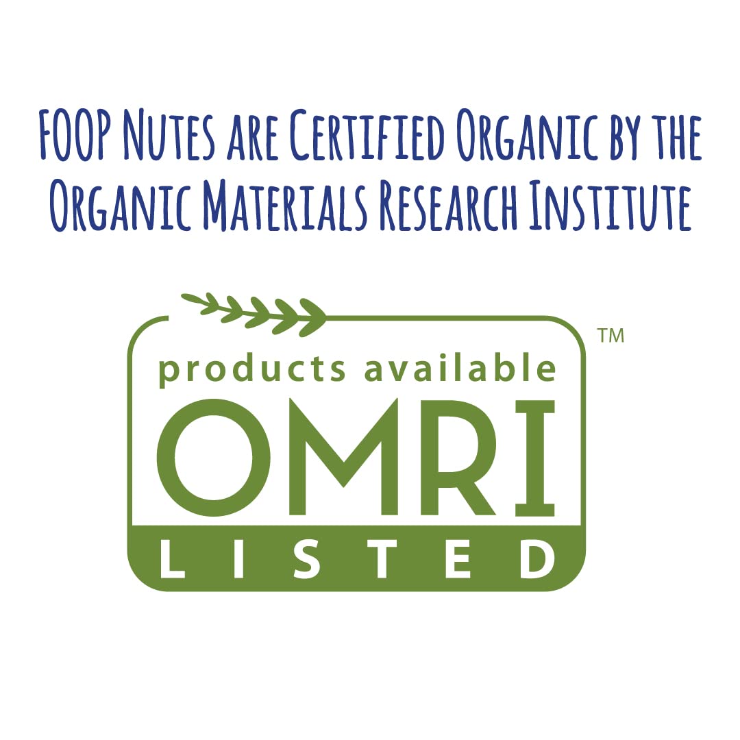 FOOP Garden - Organic Liquid Plant Food Made from Fish Manure (with Fresh Minty Scent) | Fish Fertilizer Alternative Perfect for Veggies, Herbs, Flowers,Trees,Shrubs | Kid&Pet Friendly (1G, 2 Pack)