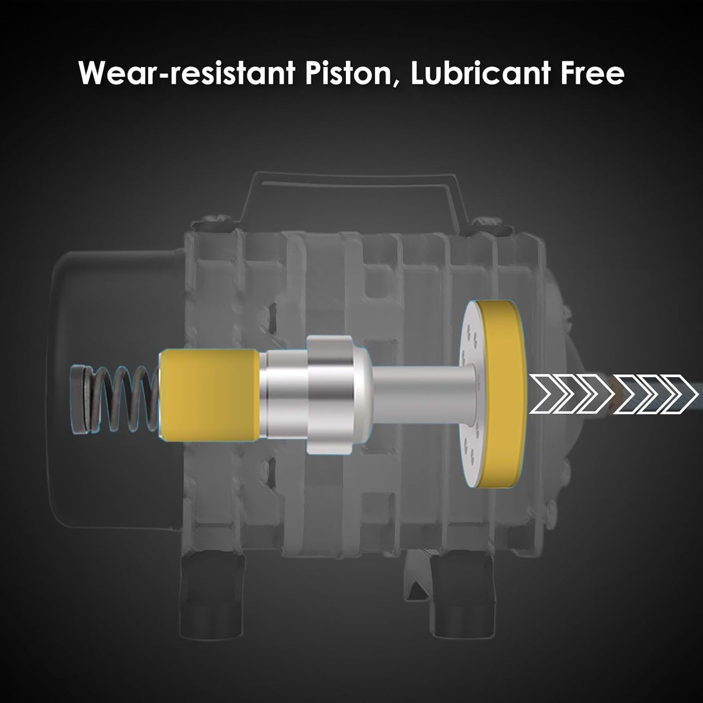 Aquarium Air Pump with Aluminum Housing, Commercial Air Pump with 6-Outlet Air Manifold, Pond Aerator Fish Tank Bubbler for Aquarium, Pond, Hydroponics (1250GPH-45W)