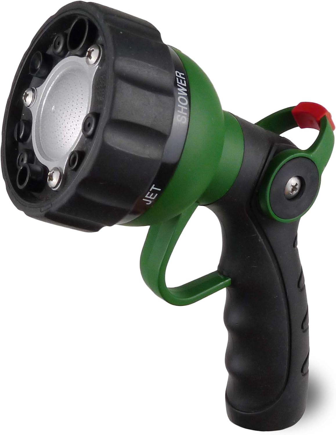 Garden Hose Nozzle Thumb Control Heavy Duty Metal Water Nozzle with Adjustable Watering Patterns High Pressure Hose Nozzle Sprayer, Pefect for Car Washing and Pets Showering