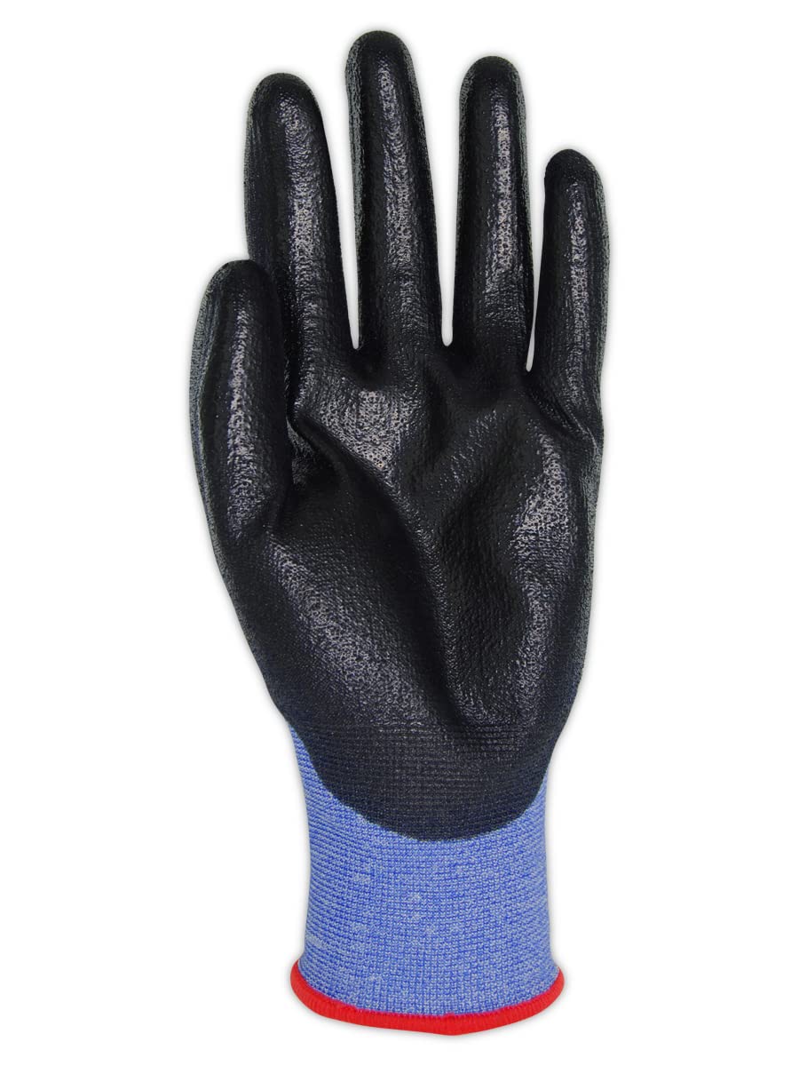 MAGID D-ROC ANSI A4 AeroDex Polyurethane Palm Coated Work Gloves, 12 Pairs, Size 12/3XL, GPD482